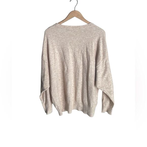 JENNI KAYNE Marina Pullover Sweater Oatmeal - Picture 3 of 16